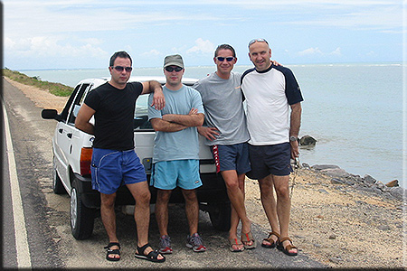 2002 Porto Seguro in un week end Denis Pace, Alessio Fucci, Carlo Carena e Roberto Arpini.