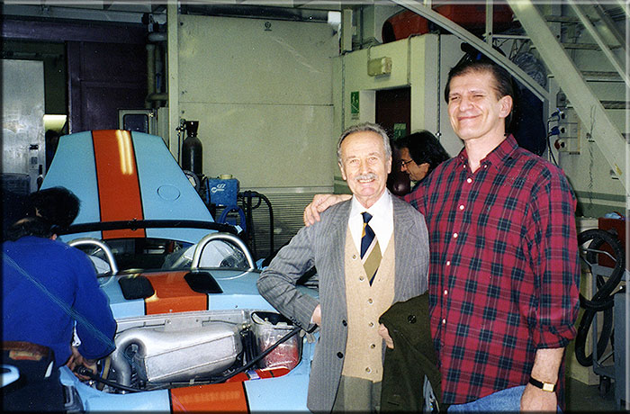 Rivoli dicembre 2002 Aldo Brovarone e Peter Arcadipane felici alla quasi conclusione del lavoro.