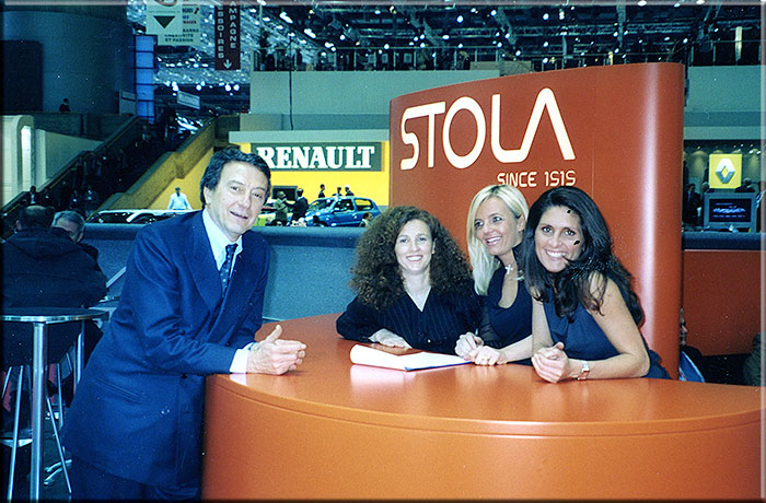 Ginevra 4 marzo 2003. L'Ingegner Carlo Alecci, Maria Paola Stola, Laura Novarese e Silvia Calautti.