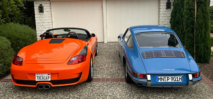 Pebble Beach agosto 2023: la Ruf R Spyder carrozzata STUDIOTORINO e la Porsche 901 Prototipo .